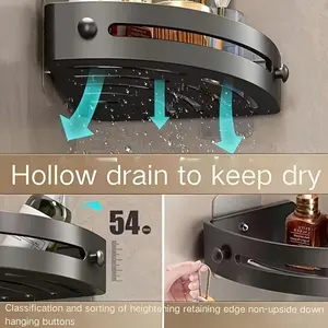 Corner Shower Shelves, Bathroom Storage Rack, Shower Shelf For Inside Shower, Shampoo Holder For Shower Wall, Bathroom Caddy Organizer, Shower Caddy Basket, Bathroom Accessories