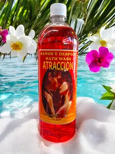 Banos y Despojo Atracion 32oz Cleansing and Disempowerment Bath Ritual for Spiritual Cleansing & Attraction with Bitter and Sweet Herbs Body Care Clear
