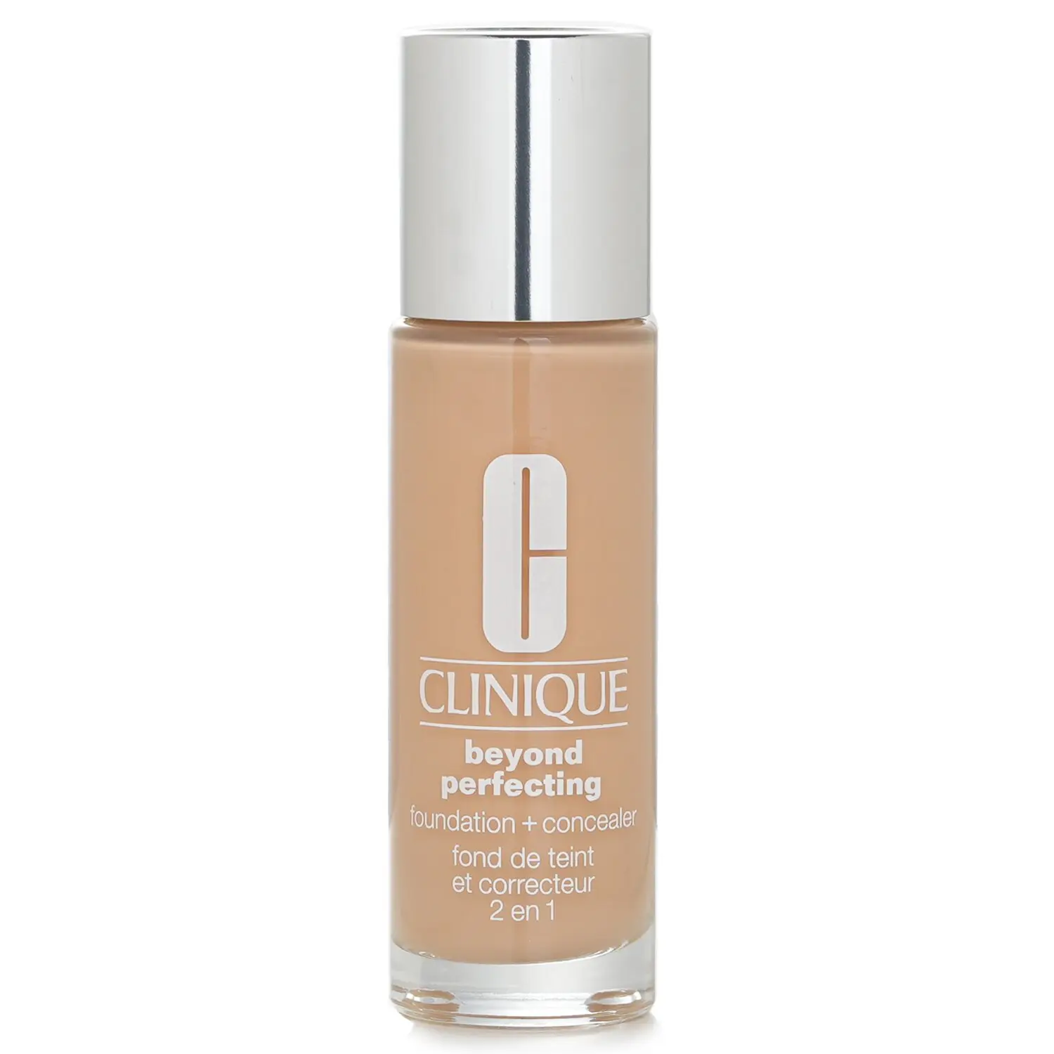 Clinique Beyond Perfecting 2 In 1 Foundation + Concealer for Dry Combination, Combination Oily and Oily - 01 Linen (MF-N), 1.0 Ounce