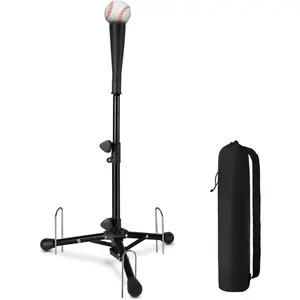 Baseball Tee For , Easy Adjustable Batting Tee From 20.85 to 31.30 Inches. Foldable and  Baseball Tees for Hitting with Portable Bag. Softball Tee for  Aged 3-10 Baseball .