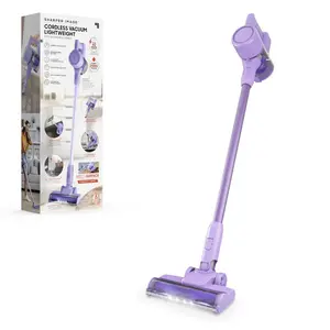 Sharper Image 2-in-1 Brushed Motor Cordless Stick and Handheld Vacuum Purple
