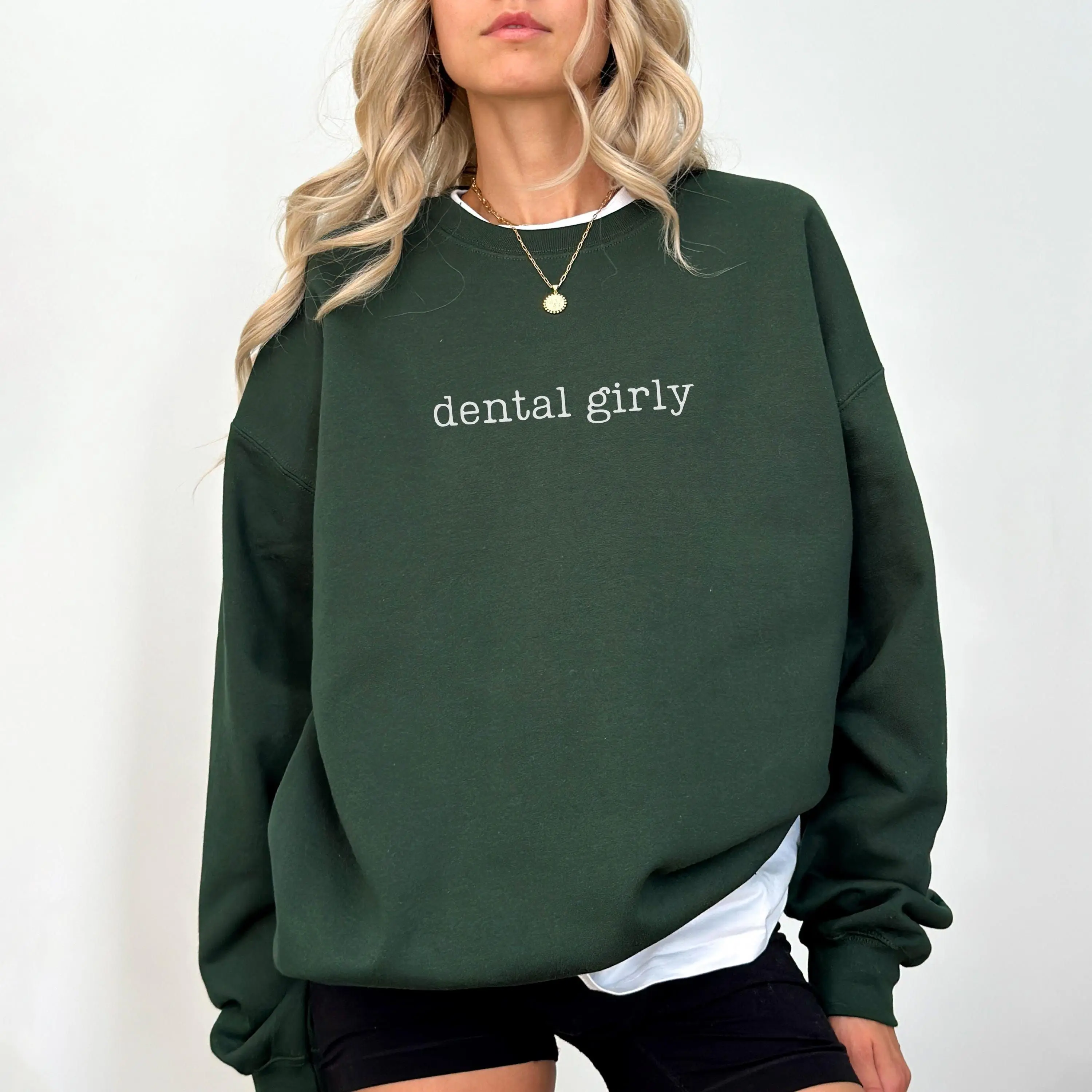 Dental Girly Sweatshirt, Dental Hygienist Sweatshirt, Dental Student Gift, Dentist Assistant Crewneck, RDH Graduation, Dental Office Shirt