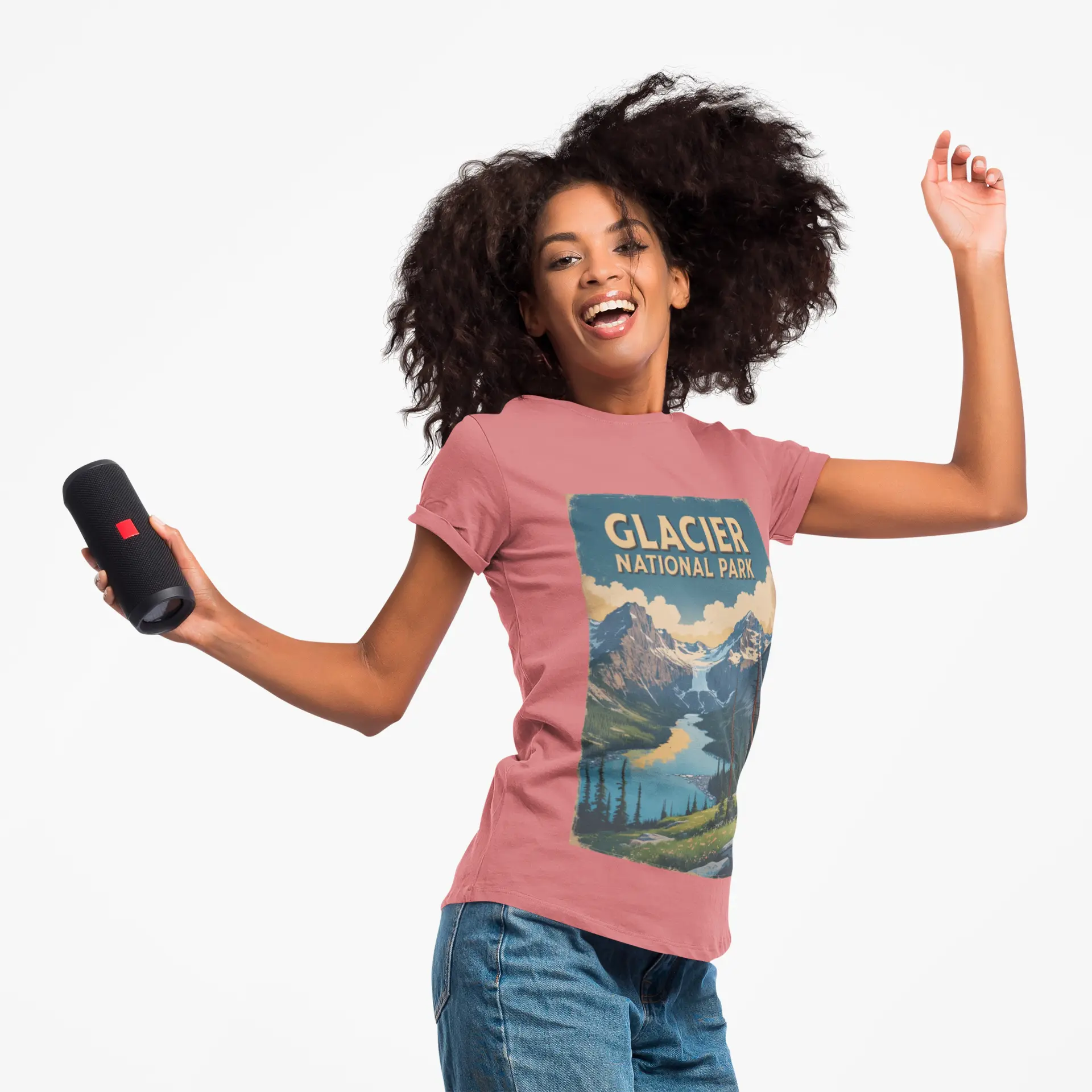 Glacier National Park T-Shirt, Mountain Graphic Tee, Outdoor Adventure Shirt, Nature Lover Gift, Hiking Apparel, Camping T-Shirt
