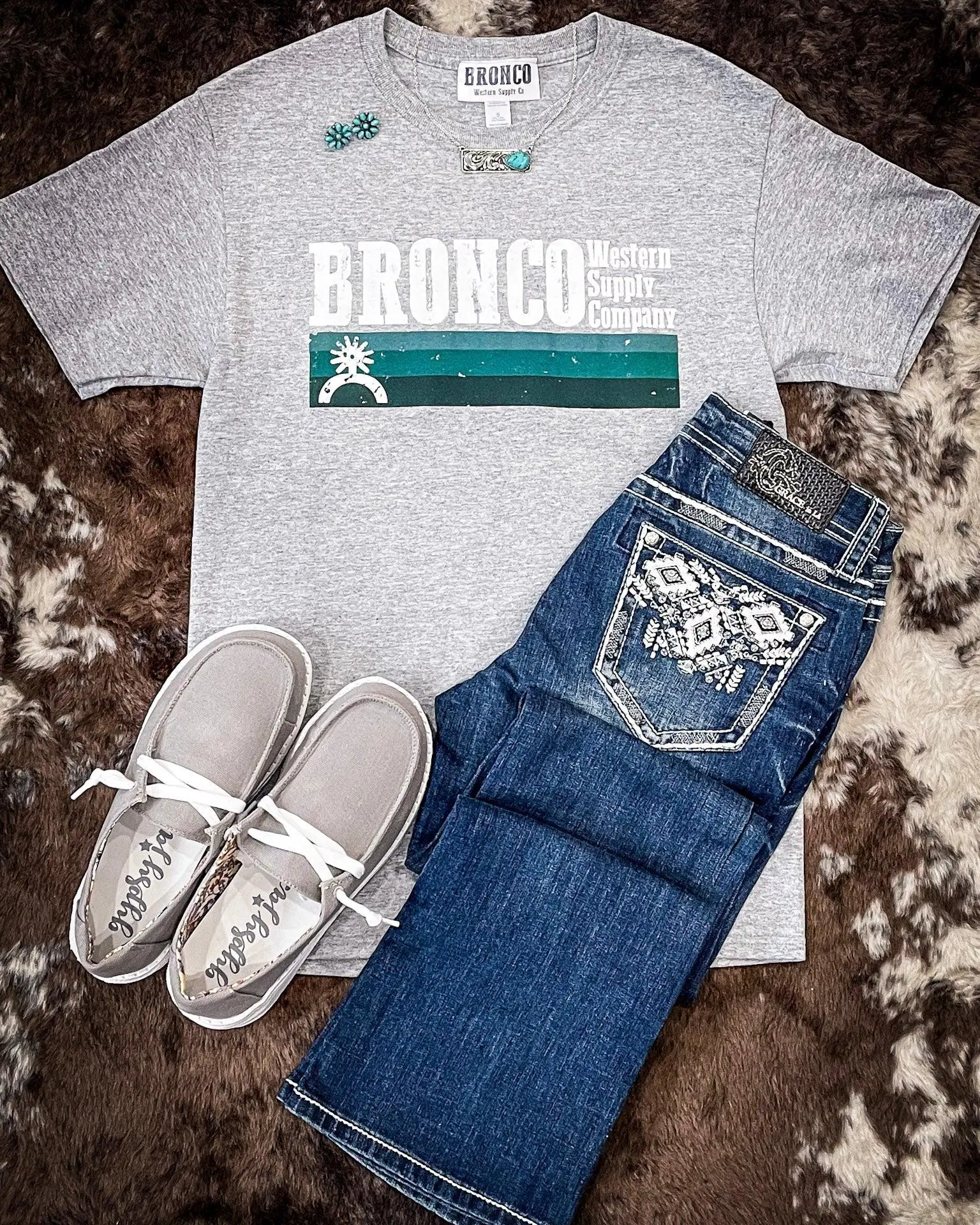 Bronco Western Supply Co. Current Unisex Tee