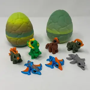 Mini Dino hatchling pack plus Egg – Cute 3D Printed dino Figurines