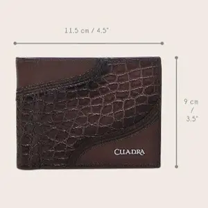 Cartera CUADRA caiman para caballero