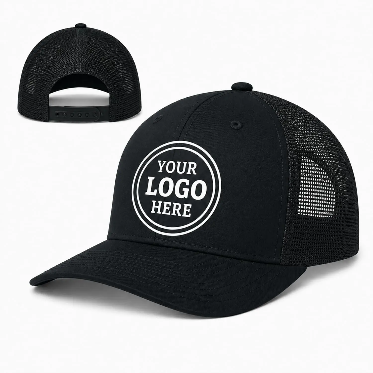 APPARELYN Trucker Hat, Personalized Logo, Photo & Text Mesh Back Baseball Cap, Adjustable Snapback for Men & Women, Custom Made for Business, Teams, Work, Events, Parties & Gifts