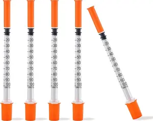 1ML Syringe with 31G 5/16" Needle, 30PACK Individually Wrapped Lab Supplies (1CC 31G 5/16"-30PACK)