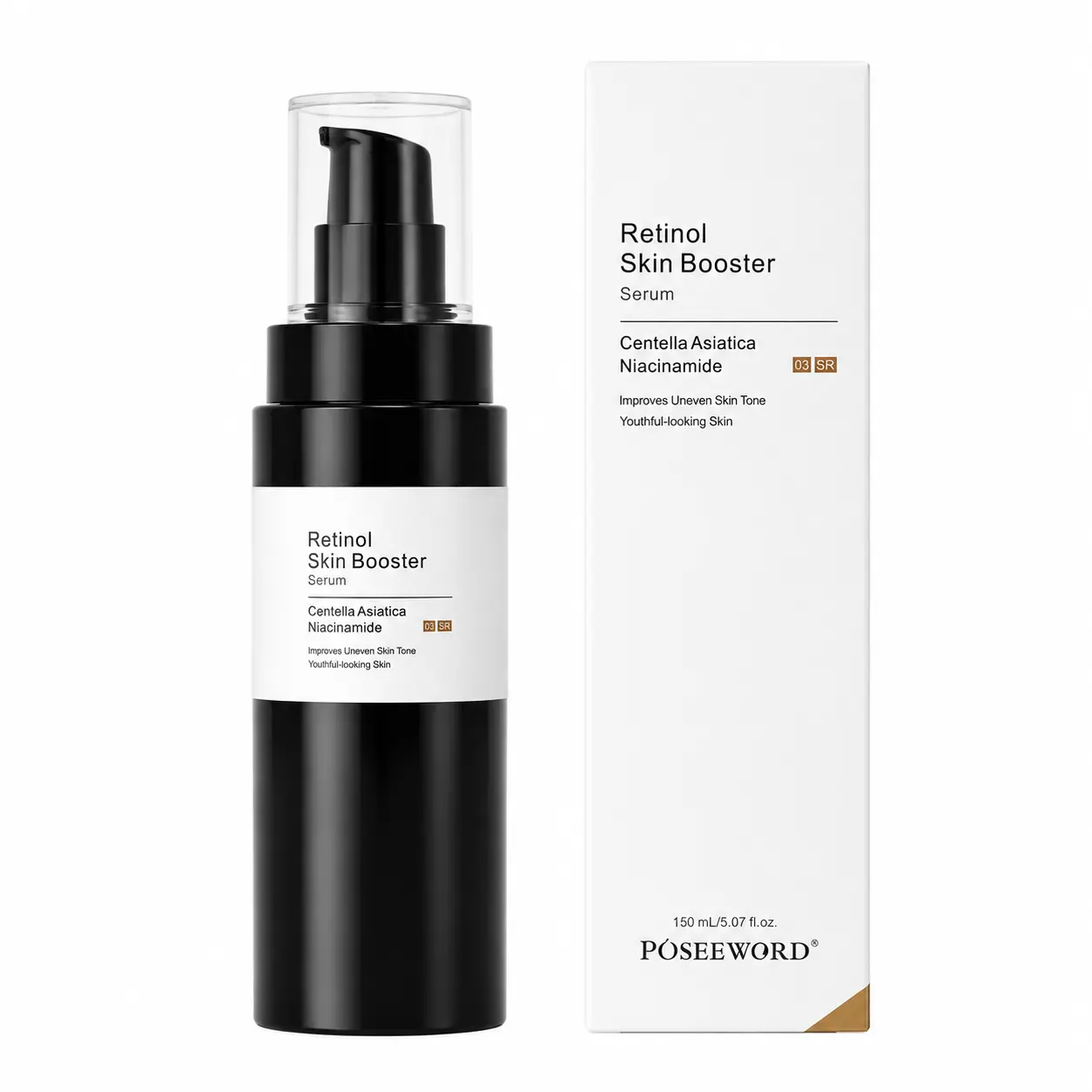 Retinol Skin Booster Serum, a Deeply Hydrating Essence that Functions as a Daily Face Moisturizer, Hydrate