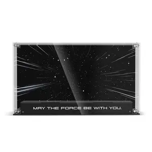 Acrylic Display Case for Star Wars Brick-Built Star Wars  (ONLY Box, NOT Model) Clear Dustproof Display Box Compatible with  75407 Model  Kit