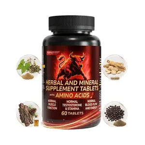 Natural Daily Nutritional Tablets for Men Herbaceous Mineral Supplements