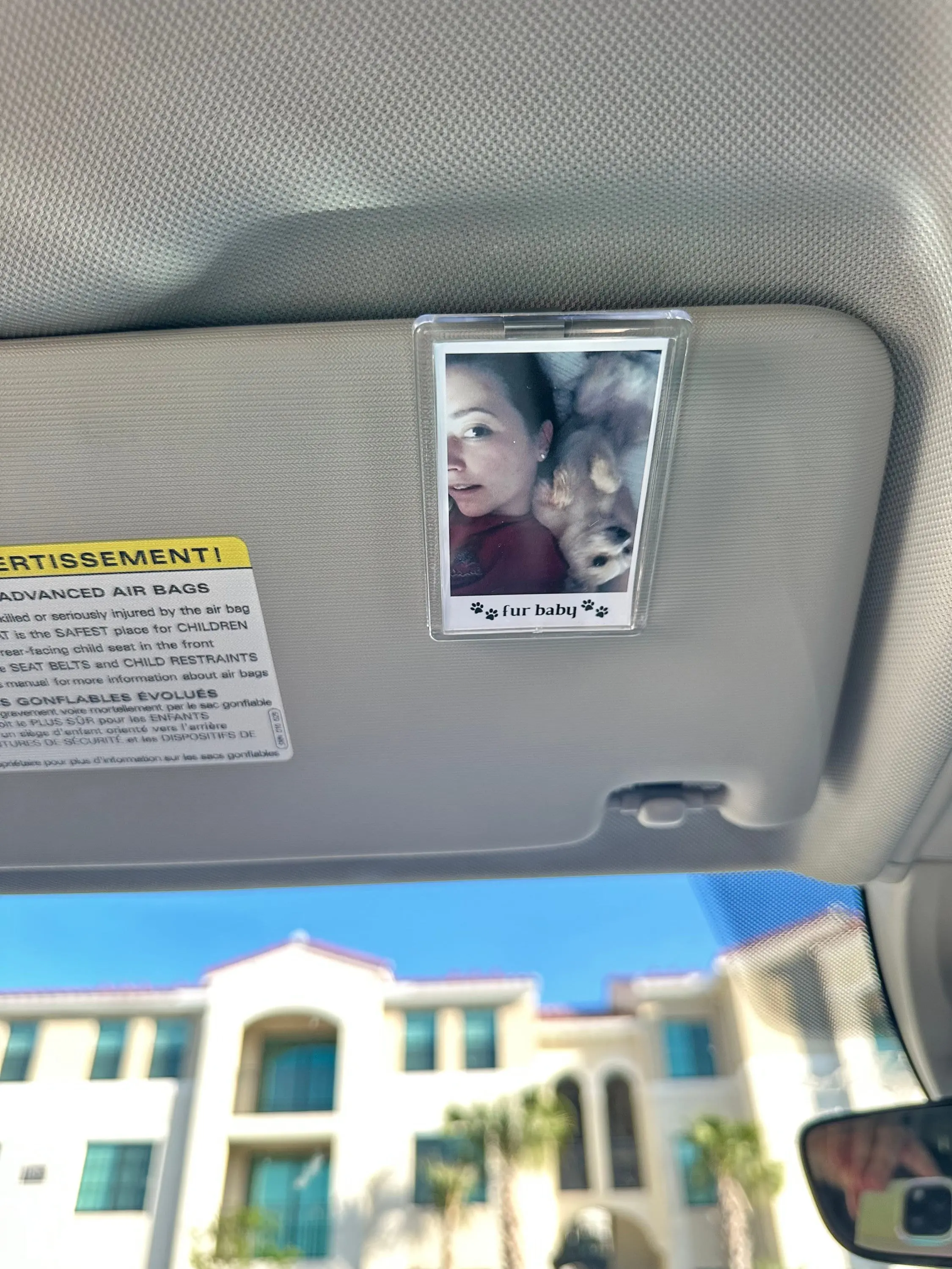 Polaroid Visor Photo Car Visor Picture Mother's Day Gift Father's Day Gift Loved One's Gift Personalized Gift Custom Photo
