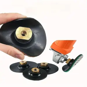 Rubber Backing Pad Polishing Grinding Disc Holder for Angle Grinder Adhesive Abrasive Disc Backing Pad