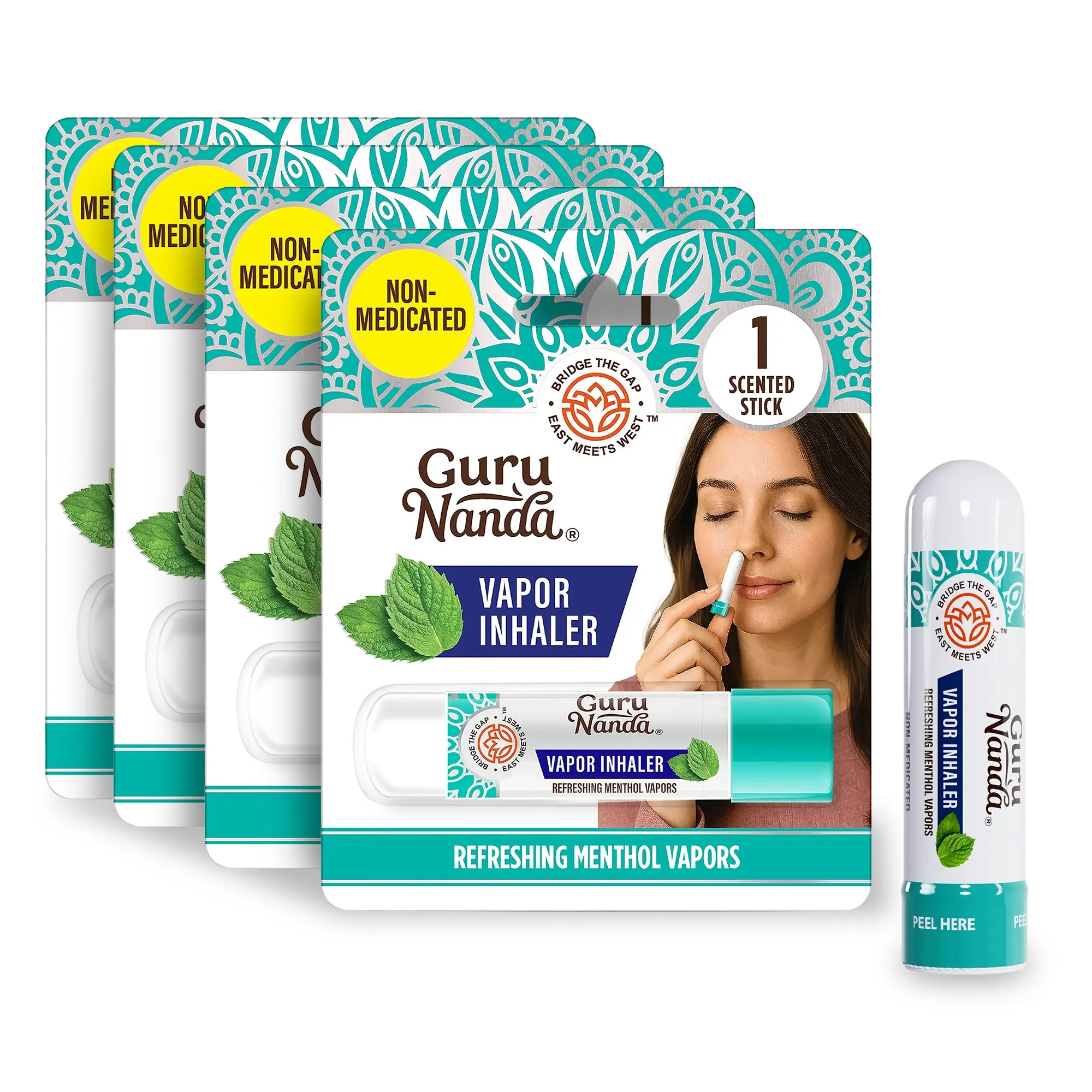 GuruNanda Vapor Inhaler 4 Pack
