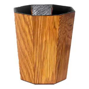 Wooden Whiskey Cup, Handmade Charred Drinking Vessel, Oak Barrels for Aging Whiskey, Personalized Wooden Cup, Unique Gifts for Men, Drinkware