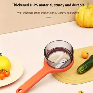 Retractable Splash-Proof Peeler with Storage Container, Dual Sharp Blade Veggie Fruit Peeler, Mess-Free Kitchen Peeling Tool for Potato, Carrot, Apple