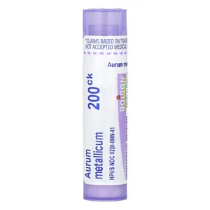 Boiron Aurum Metallicum 200CK, Stress Relief, Approx 80 Pellets | HSA/FSA Eligible