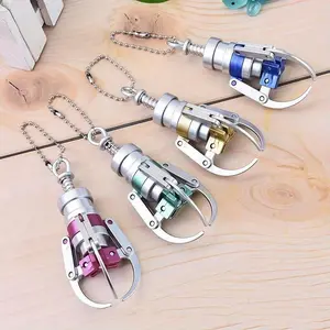 2/4/8Pcs Mini Claw Machine Keychain Pendant, Cute Simulation Doll Grabber Charm for Car Key & Backpack Decor, Plastic Novelty Gift for Friends, Couples & Birthday Festival Presents