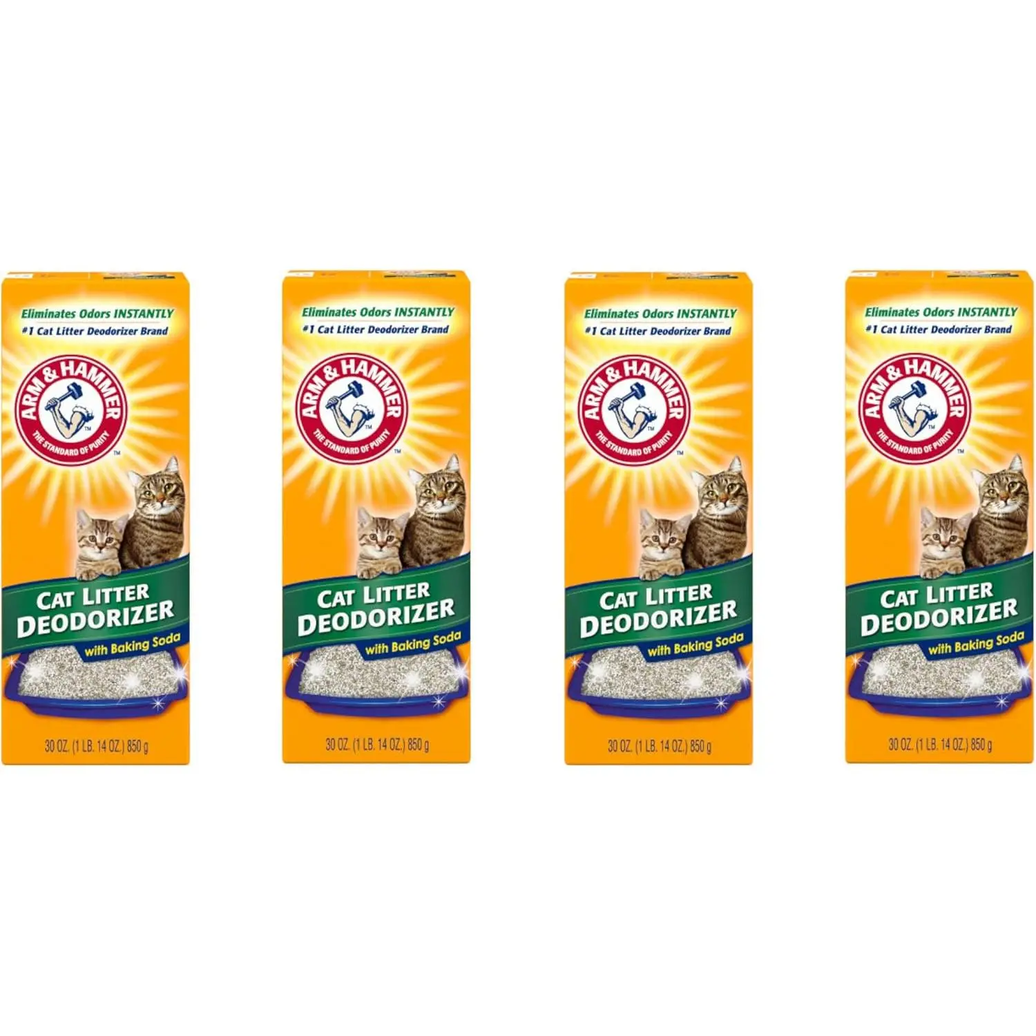 Arm & Hammer Cat Litter Deodorizer 4 Pack | Odor Killer Bundle