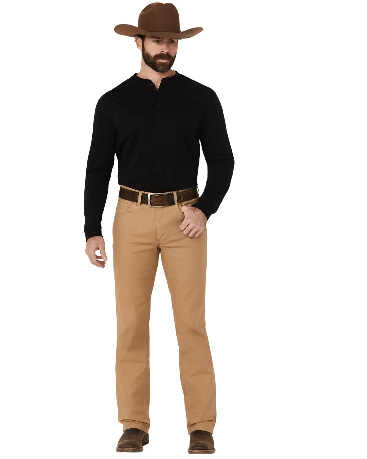 Wrangler Men's Men'S Tough Comfort Performance Slim Straight Canvas Jeans - 112361473
