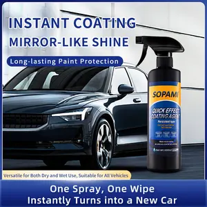 SOPAMI Car Coating Spray-Advanced Automobile Quick-acting Coating Agent With Dust -Proof and Glazing Effects -Long Lasting Car Paint Waxing Solution For a Showroom Shine