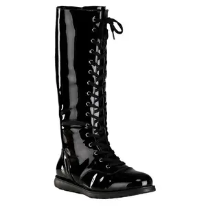 Black Wrestling Costume Boots for Adults