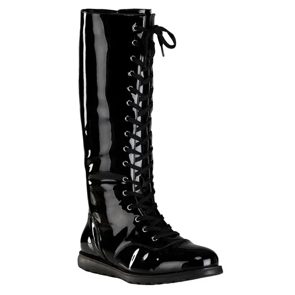 Black Wrestling Costume Boots for Adults