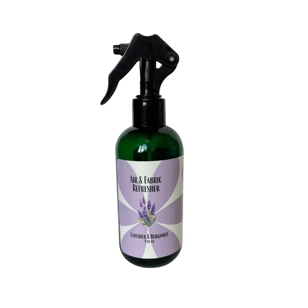 Air & Fabric Refresher Long-lasting Lavender Bergamot Peppermint Gift Bedroom Bathroom Bottle Spray Nature Scent Aroma Freshener