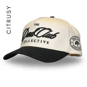 DAD CLUB TRUCKER HAT - CREAM/BLACK