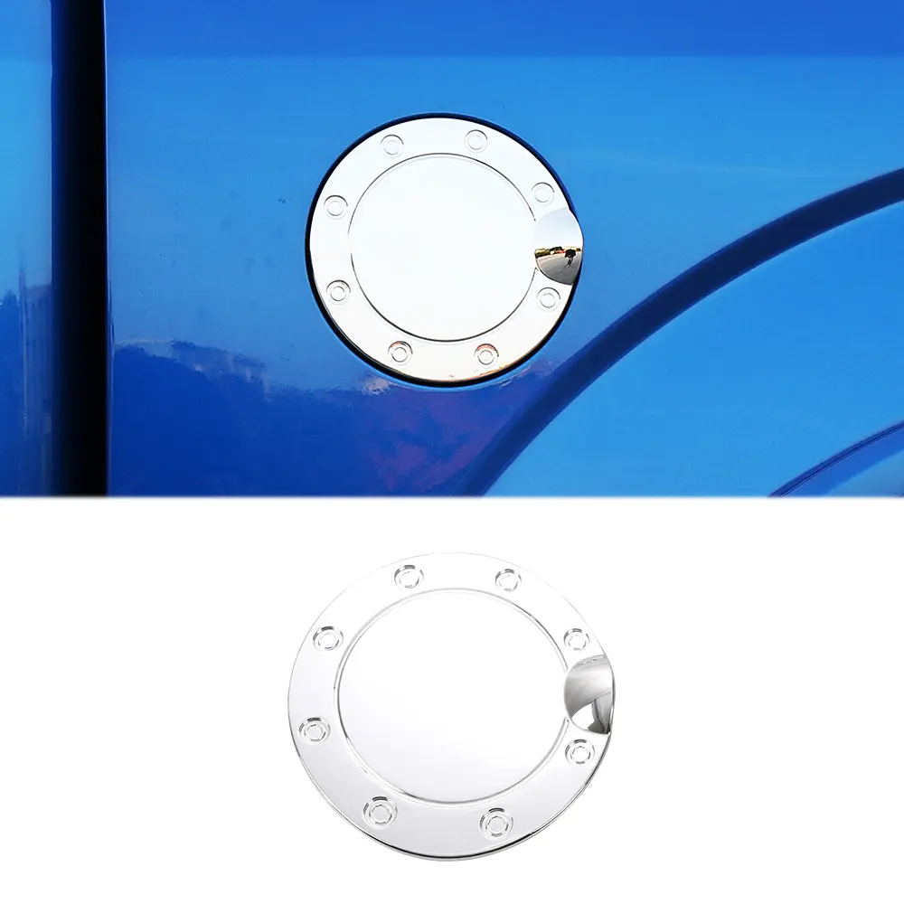 ABS Material Fuel Tank Cap Trim Cover, Car Exterior Accessory for Ford F150 2015-2020, Automotive Body & Frame Replacement Part Car Shelter Car Protector