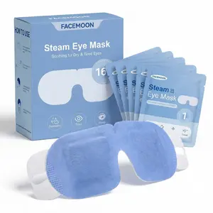 16 Pack Steam Eye Mask, Self Heating Heated Eye Mask for Dry Eyes & Sleep, Disposable Warm Compress Eye Masks for Travel, Spa & Relaxation, Unscented