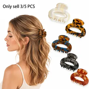 4 PCS Hair Clips for Women 3 Styles Claw Clips-Square Claw Rectangle and Dragonbone Clips, Strong Hold & Non-Slip Hair Clips, for Thin Thick Curly Hair,  Accessories Ideal Gifts for Women