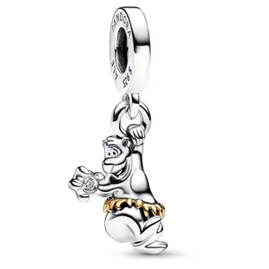 PANDORA Disney 100th Anniversary Baloo Lab-grown Diamond Dangle Charm 792682C01