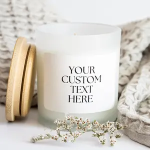 Personalized Candle, Blank Candle, Private Label Candle, Custom Logo, Gift for Her, Funny Candle, Best Friend Gift, Christmas Candle Decor Fragrance