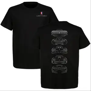 Classic Chevrolet Camaro Evolution Graphic T-Shirt, ChevyCamaro Shirt, Muscle Car Tee, Great for Car Enthusiasts, Full Size, Full Color