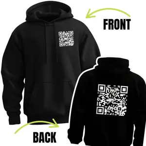 Funny FU QR Code Hoodie   sweater and Hoodie