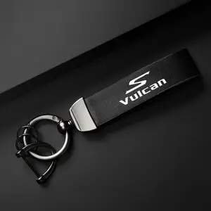 Kawasaki Vulcan S VN650 2015 PU Leather Keychain Holder, Durable Key Ring Accessory, Keychain Accessories, Stylish Keychain, Ideal Gift for Bikers, Perfect for Motorcycle Enthusiasts