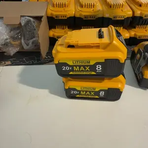 8.0Ah Lithium Battery Replacement for Dewalt 20V Battery Lithium-ion MAXa Series dewalt batteries Stock up