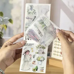 Versatile Professional Themed Sticker Book, Spiral Bound Daily Stickers for Girls, Perfect for Phone Cases Notebooks and Arts & Crafts