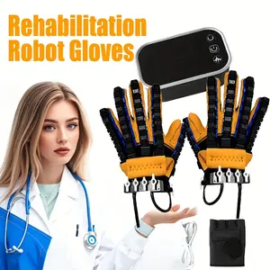 Rehabilitation Robot Gloves for Hemiplegia Spasticity Stroke Hand Splint Training Durable Medical Device for Post Surgery Neurological Rehabilitation hand exerciser ideal gift upgraded rehabilitation robot glove finger exerciser Healthcare Tool arthritis