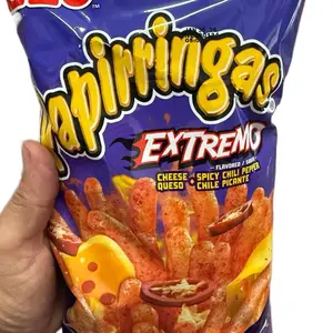Papirringas Extremo Cheese Queso Spicy Chili Pepper Flavor Snack Pack Seasoned Pretzels