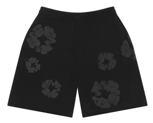Denim Tears Mono Wreath Sweatshorts Black