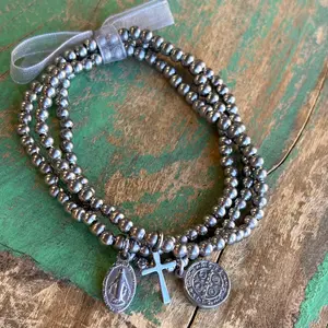 Stainless Steel Devotional Bracelet Stack