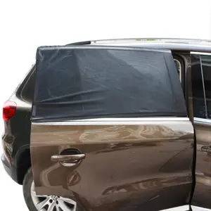 4 PCS Car Mosquito Net Window, Breathable Car Window Screen Sun Shade Bug Net, Window Shades for Privacy Car Nap Camping Fit for SUV Windshield Sunshade