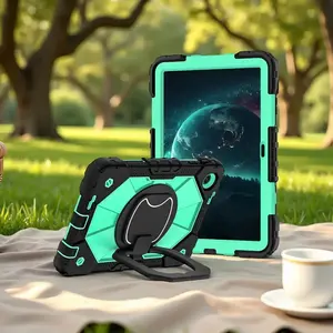 Keep Your T-Mobile Revvl Tab 2 2025 Released Safe! 10.1" Rugged Shockproof Case with Handle Stand - Soft, Child-Safe & Durable! Tablet Protective Cover