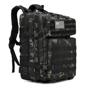 Outdoor Large Capacity Backpack, Durable Nylon Waterproof, Ideal for Sports, Hiking, Fishing, Camping, Outdoor Gear