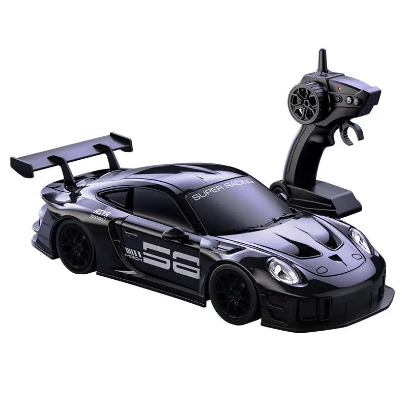 1:24 Scale King Tech Mini Drift Racing RC Car - 2.4G Remote Control, 4-Wheel Drive, Alloy Loader Truck, Fast Lowrider, Affordable Electric Transportation Toy for 6-8 Years Old Kids, Indoor Play Toy, Yes