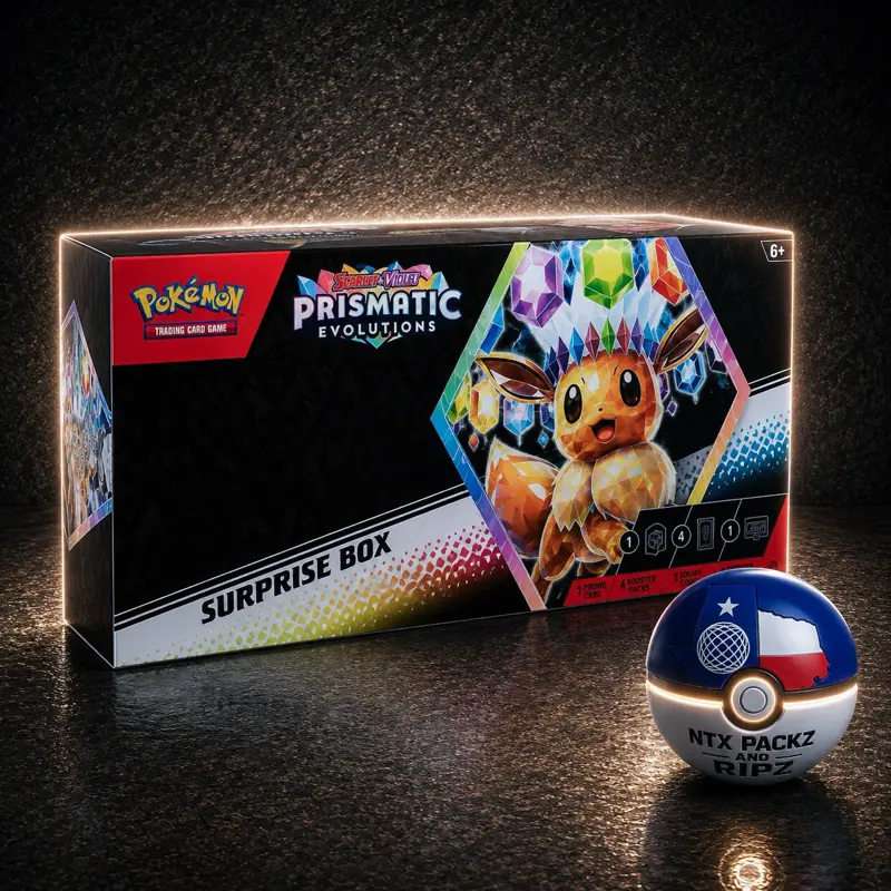Pokemon Prismatic Evolutions Eevee Box