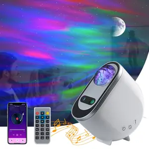 Galaxy Aurora Projector Light, With 6 Sleep White Noise Options and Bluetooth Speaker, Remot Control LED Nebula Cloud, Multifunctional led light, Bedroom Decor, Mood Decorative Lights, Gift for Family and Friend, Aurora Projector Lamp