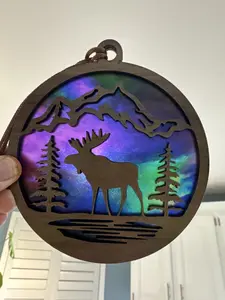 Moose Suncatcher for Sunny Window